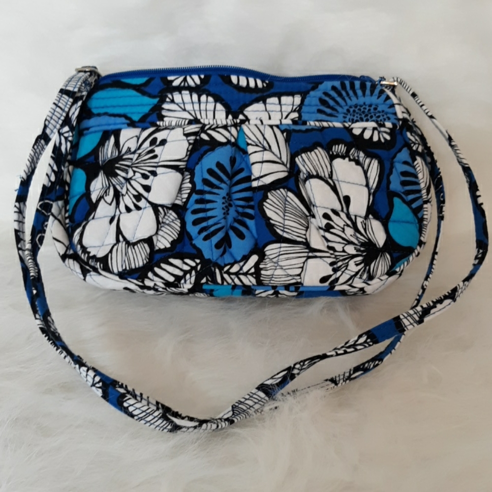 Vera Bradley Blue Bayou Crossbody Handbag NWOT